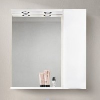 Зеркало для ванной BelBagno Marino SPC-800/750-1A-BL-P-R Bianco Lucido