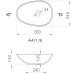 Раковина Salini Paola 58х34.5 1101101G
