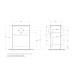 Раковина для мебели BelBagno Kraft 39 60 BB600/390ETL