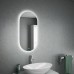 Зеркало для ванной OWL Rusken 40 с ореольной LED подсветкой