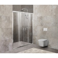 Душевая дверь BelBagno Unique BF-2-150/180-P-Cr