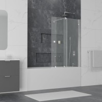 Шторка для ванны RGW SC-46 100х150 стекло прозрачное