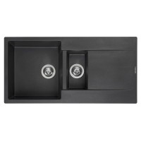 Кухонная мойка Reginox Amsterdam 15 Black Silvery 3,5 c/box