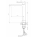 Смеситель Orange Lutz M04-121w для раковины