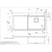 Кухонная мойка Reginox Phoenix 50 LUX OKG right (c/box) L