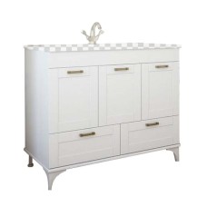 Тумба под раковину Sanflor Ванесса 105/2 белый