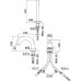 Смеситель Paffoni Light LIG047BO для ванны