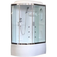 Душевая кабина Royal Bath 8120BK2-T-CH+EL R прозрачное