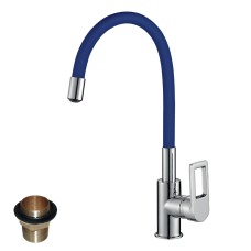 Смеситель Rossinka Z35-35U-Blue для кухни