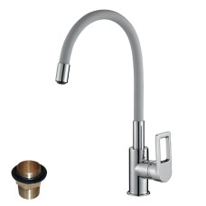Смеситель Rossinka Z35-35U-Gray для кухни