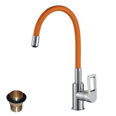 Смеситель Rossinka Z35-35U-Orange для кухни