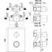 Смеситель Paffoni Light LIQ519NO/M для душа