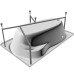 Акриловая ванна Relisan Ariadna L 160x105