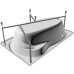 Акриловая ванна Relisan Zoya L 140x90