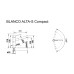 Смеситель Blanco Alta-S Compact хром/черный для кухни
