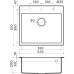 Кухонная мойка Omoikiri Tedori 57-BL черный