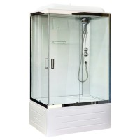 Душевая кабина Royal Bath 8100BP5-WT-CH-R белое/прозрачное