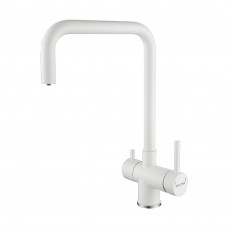 Смеситель Paulmark Wetter We213030-431 белый матовый для кухни