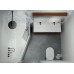 Акриловая ванна Riho Rething Space 170x90 R на ножках