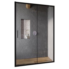 Душевая дверь Ravak BLSDP2-100 черный + Транспарент