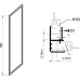 Душевая перегородка Ravak Supernova APSS 80x198 черный + прозрачное