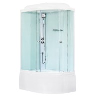 Душевая кабина Royal Bath 8120BK5-WT L белое/прозрачное
