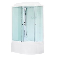 Душевая кабина Royal Bath 8120BK5-WT L белое/прозрачное