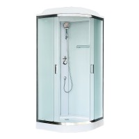 Душевая кабина Royal Bath 90HK5-WC-CH белое/матовое