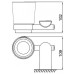 Стакан Rush Luson LU16310