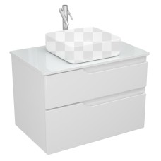 Тумба под раковину OWL Hella Cristal 80 белая