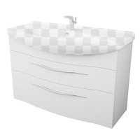 Тумба под раковину OWL Vessla Stor 105 белая