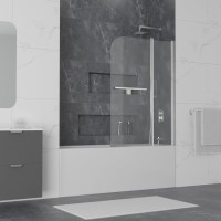 Шторка для ванны RGW SC-12 100х150 стекло прозрачное