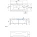 Акриловая ванна 1Marka One Raguza 190х90 на каркасе
