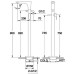 Смеситель для ванны Orans OLS-K1601Chrome