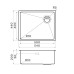 Кухонная мойка Omoikiri Taki 54-U/IF-IN Side SF 4997034