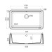 Кухонная мойка Omoikiri Tarento 83-WH 4993177