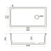 Кухонная мойка Omoikiri Tokara 88-U/I-WH Glossy Side 4993867