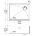 Кухонная мойка Omoikiri Taki 54-U IF-GB Side SF