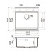 Кухонная мойка Omoikiri Kitagawa 51-WH