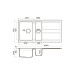 Кухонная мойка Omoikiri Kitagawa 100-2-WG wind green