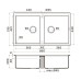 Кухонная мойка Omoikiri Kitagawa 86-2-WH