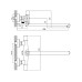 Смеситель для ванны Orange Alfi M82-212cr