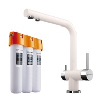 Смеситель для кухни Omoikiri Nagano-PA+Pure drop Lite 4216.8028 с водоочистителем