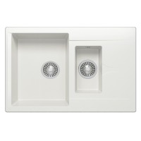 Кухонная мойка Polygran Brig 770 36 белый хлопок