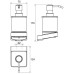 Дозатор для жидкого мыла Ravak X07P559