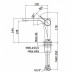 Смеситель Paffoni Rock RO075ST для раковины