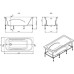 Акриловая ванна Roca Line 150x70