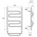 Электрический полотенцесушитель Point П2 50х60 PN01156E