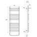 Электрический полотенцесушитель Point П14 50х100 PN05150SPE