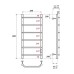 Электрический полотенцесушитель Point П6 40х80 PN06848 правый